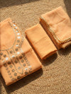Indiehaat | Organza Silk Gota Patti Suit Set Orange