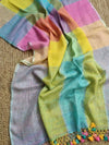 Indiehaat | Pure Linen Handloom Saree 