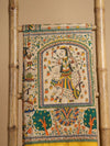 Indiehaat | Ghicha Tussar Madhubani Silk Saree Beige