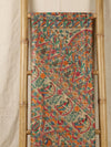 Indiehaat | Ghicha Tussar Madhubani Silk Saree Beige