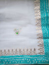 Indiehaat | Kota Doria Gota Patti Suit White