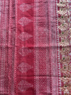 Indiehaat | Kota Doria Hand Block Print Stitched Suit Pink