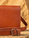 Indiehaat | Pure Leather Sling Bag Mahogany Brown