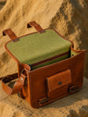 Indiehaat | Pure Leather Sling Bag Antique Brown