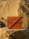 Indiehaat | Pure Leather Sling Bag Oak Brown