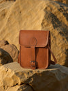 Indiehaat | Pure Leather Sling Bag Aged Brown