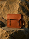Indiehaat | Pure Leather Laptop Bag Mahogany Brown