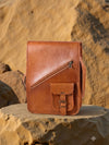 Indiehaat | Pure Leather Cross Body Bag Rustic Brown