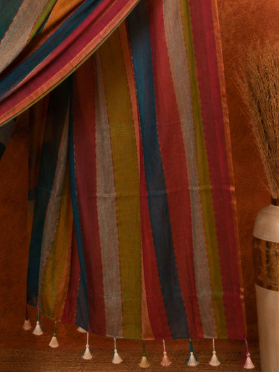 Hawa Hawai Curated Pure Handloom Mul Cotton Saree