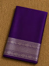Indiehaat | Purple Mina Mashru Katan Silk Saree | Meenakari