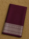 Indiehaat | Brown Mina Mashru Katan Silk Saree | Meenakari
