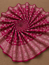 Indiehaat | Pink Mashru Katan Silk Saree | Brocade