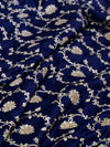 Indiehaat | Blue Mashru Katan Silk Saree | Brocade