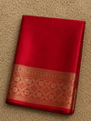 Indiehaat | Pink Mashru Katan Silk Saree | Brocade