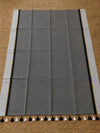 Indiehaat | Gray Mul Cotton Handloom Saree