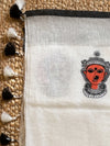 Indiehaat | Pure Linen Embroidered Saree White