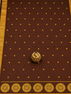Indiehaat | Handloom Weaving Paithani Silk Saree Brown