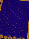 Indiehaat | Handloom Weaving Paithani Silk Saree Blue