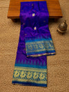 Indiehaat | Paithani Silk Handloom Saree Violet