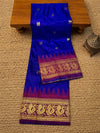 Indiehaat | Paithani Silk Handloom Saree Blue