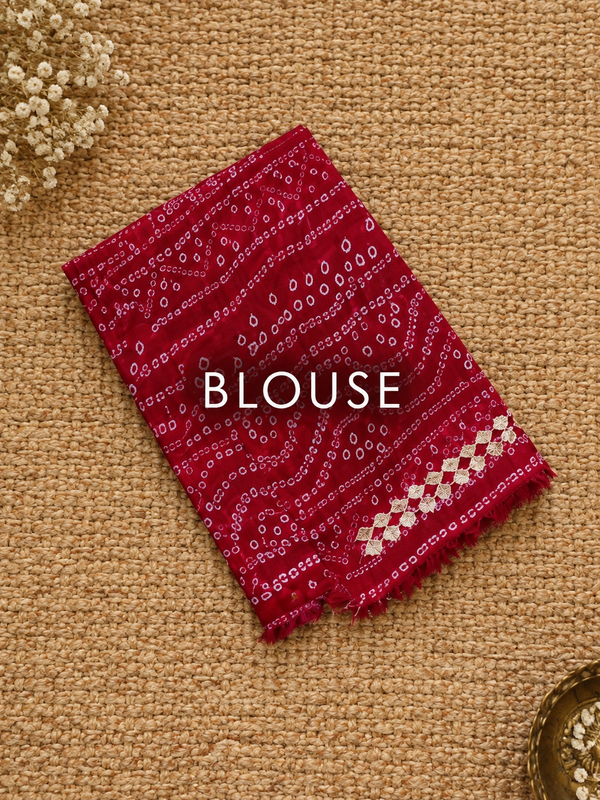 Indiehaat | Kota Doria Saree Gota Patti Saree Beige