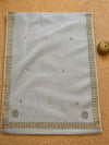 Indiehaat | Kota Doria Saree Gota Patti Saree White