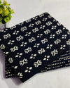 Indiehaat | Pure Cotton Black Suit Blockprinted