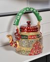 Vintage Handpainted Metal Kettle