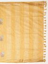 Indiehaat | Banswara Cotton Silk Saree Yellow