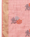 Indiehaat | Banswara Cotton Silk Saree Pink