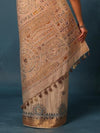 Indiehaat | Banswara Cotton Silk Saree Beige