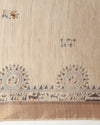 Indiehaat | Banswara Cotton Silk Saree Beige