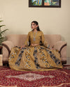 Indiehaat | BlockPrinted Yellow Lehanga Choli Set