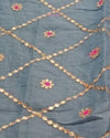 Pankhudi Gota Patti Gray Kota Cotton Saree