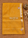 Pankhudi Gota Patti Sunny Yellow Kota Cotton Saree
