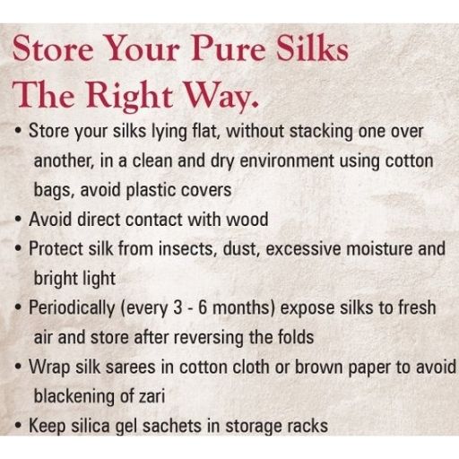 Take care of Silk Fabrics right way