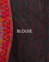 Indiehaat | Kashmiri Silk Weaving Black Saree | Mesmerizing