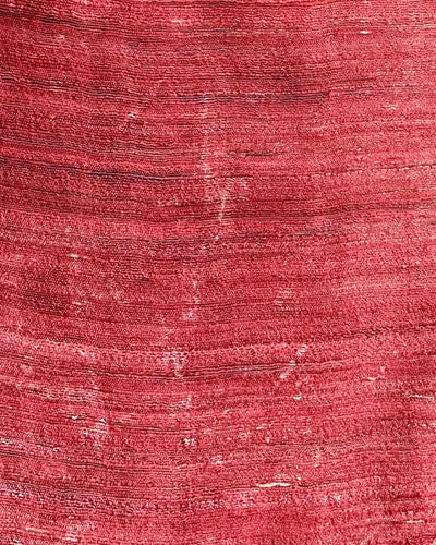 Silkmark Tussar Lucid Blockprint Beige & Red Saree