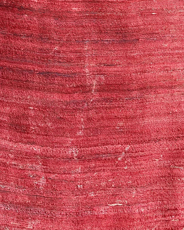 Silkmark Tussar Lucid Blockprint Beige & Red Saree