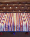 Indiehaat | Khamma Ghani Cotton Red Sofa Throw | Comfort Space
