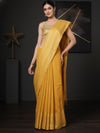 Dreamy Chanderi Silk Mustard Saree