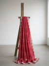 Tye & Drape Kota Doria Bandhej Print Red Saree