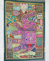 Indiehaat|Kambadiya Green Elephant WallHangings|Elegant Artistry