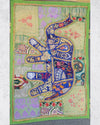 Indiehaat|Kambadiya Green Elephant WallHangings|Elegant Artistry