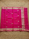 Pankhudi Kota Cotton Gota Patti Rani Pink Saree