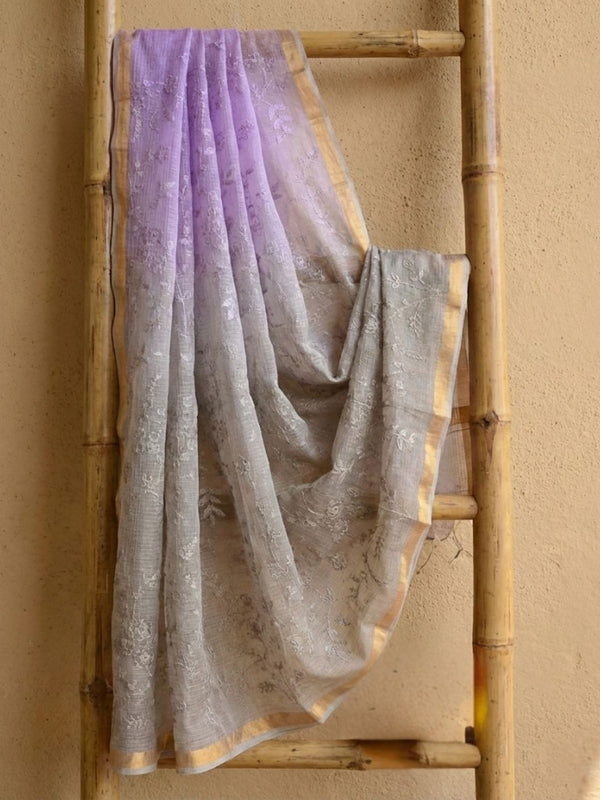 Intricate Pure Cotton Kota Doria Multicolor Saree