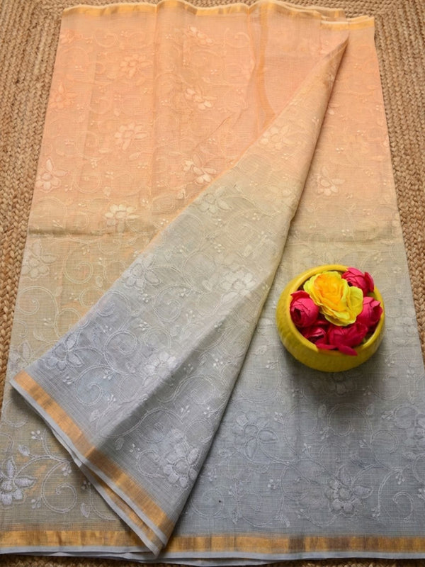 Graceful Pure Cotton Kota Doria Multicolor Saree