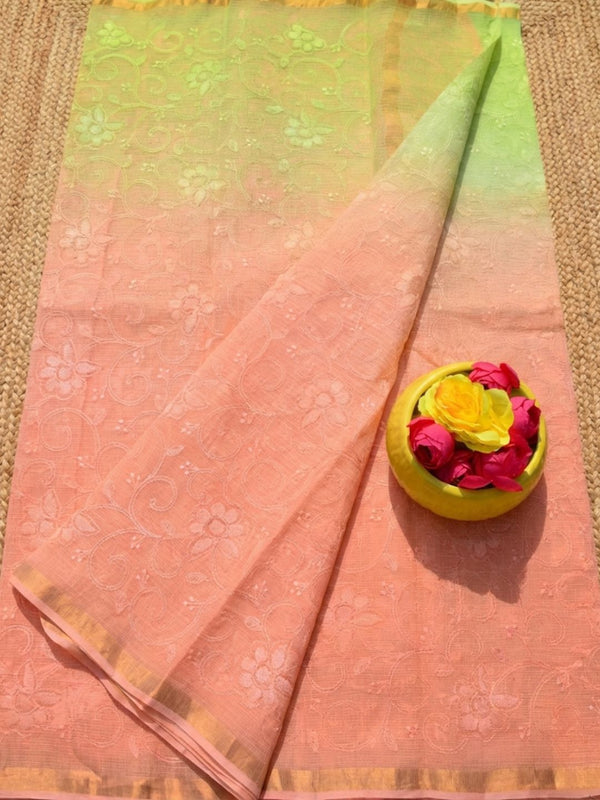 Versatile Pure Cotton Kota Doria Multicolor Saree