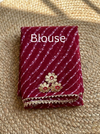 Pankhudi Jugnu Checks Gota Patti Pastel Yellow Saree