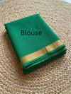 Noor Bandhej Pure Kota Silk Saree Green